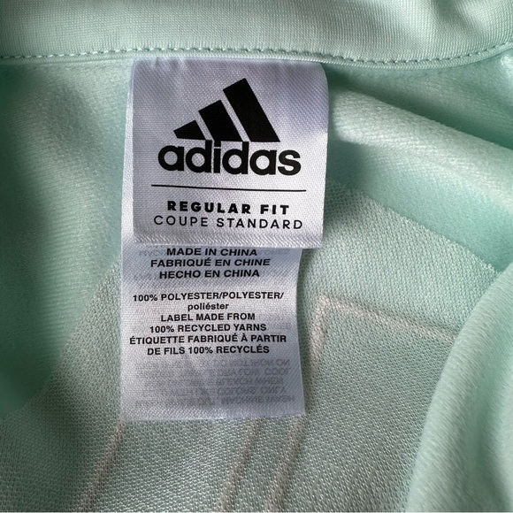 Adidas Girls 2 Piece Track Suit Mint Green Size 4 NWT - Picture 11 of 13